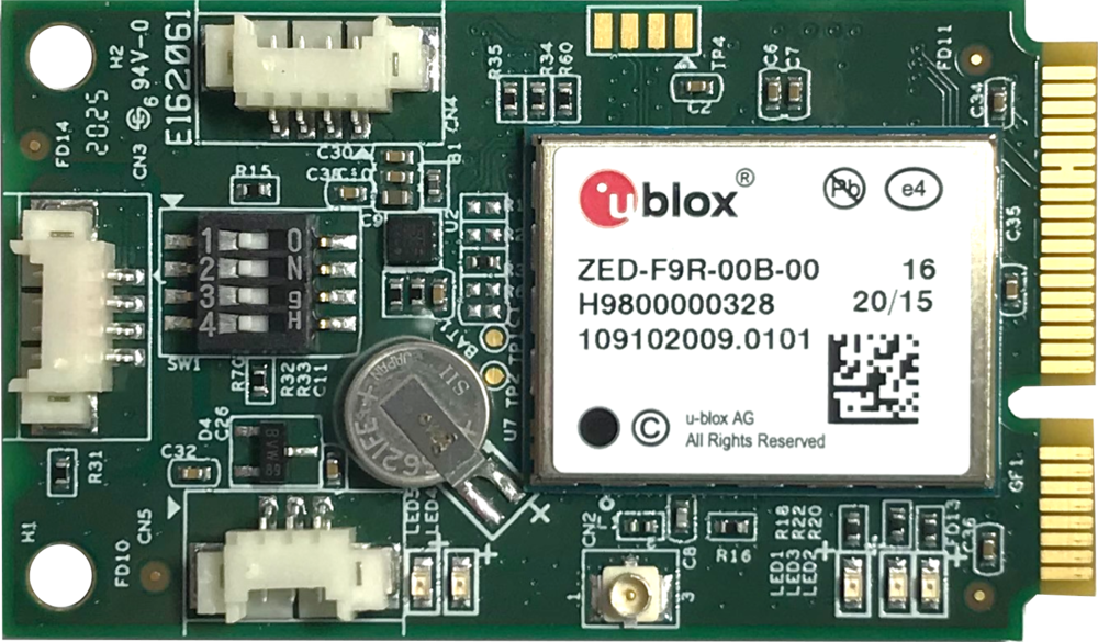高精度多波段GPS/GNSS + CAN mPCIe模块(ANNA-F9)